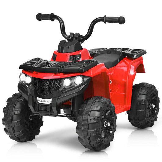 6V Battery Powered Kids Electric Ride on ATV-Red at Set Shop and Smile