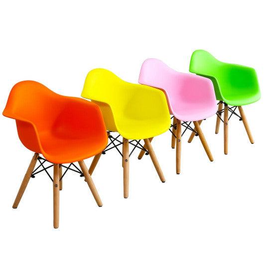 5 Piece Kids Mid-Century Colorful Table Chair Set at Set Shop and Smile