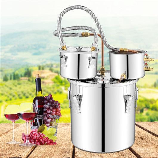 5/10 Gal 22/38 L Water Alcohol Distiller for DIY Whisky-5 Gal at Set Shop and Smile