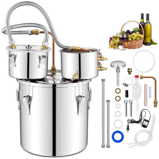 5/10 Gal 22/38 L Water Alcohol Distiller for DIY Whisky-5 Gal at Set Shop and Smile