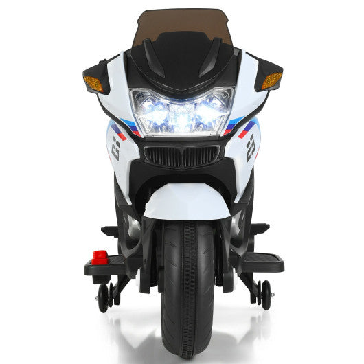 12V Kids Ride On Motorcycle Electric Motor Bike-Black - Set Shop and Smile