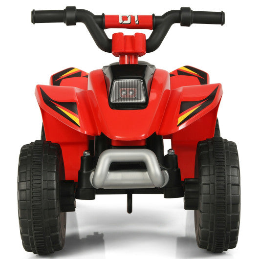 6V Kids Electric ATV 4 Wheels Ride-On Toy -Red - Set Shop and Smile