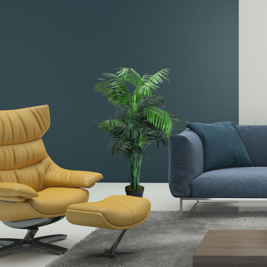 3.5 Feet Artificial Areca Palm Decorative Silk Tree with Basket - Set Shop and Smile