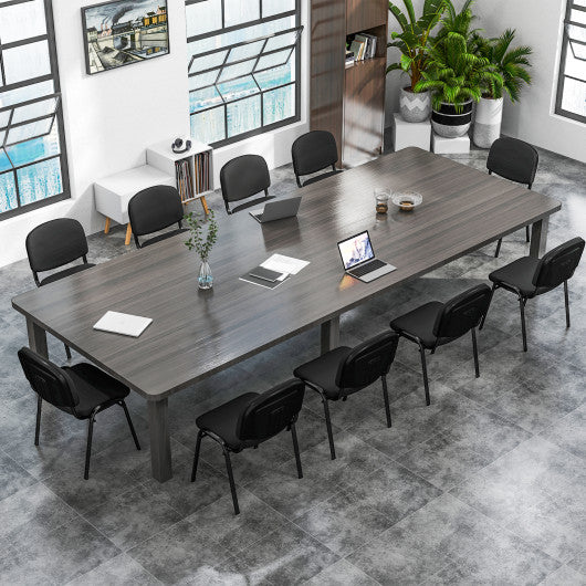 Office Chair with Metal Frame and Padded Cushions for Conference Room-Set of 5