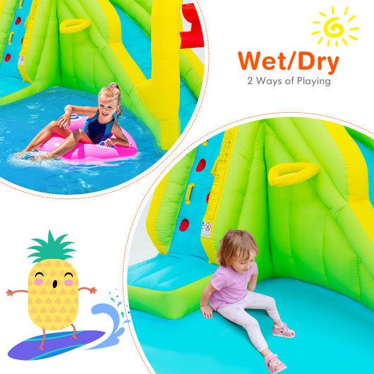 Outdoor Inflatable Water Bounce House with 480W Blower - Set Shop and Smile