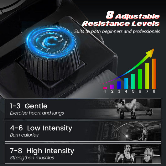 Adjustable Oxygen Resistance of Folding Magnetic Rowing - Set Shop and Smile