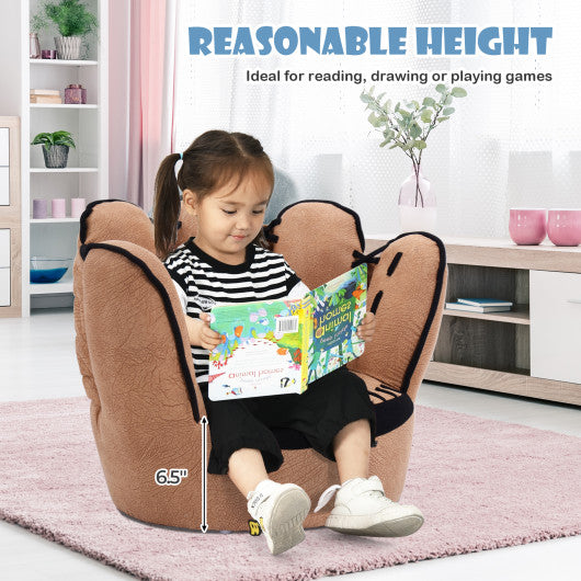 Household Five Fingers Baseball Glove Shaped Kids Leisure Upholstered Sofa - Set Shop and Smile