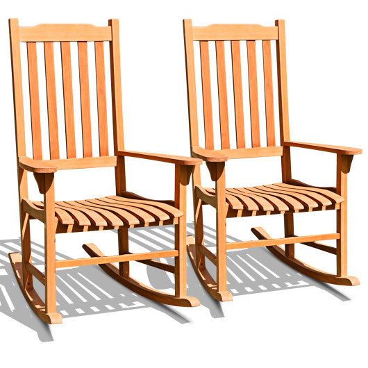 Outdoor Rocking Chair Single Rocker for Patio Deck - Set Shop and Smile