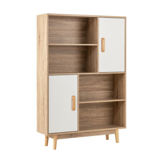 Sideboard Storage Cabinet with Door Shelf-White - Set Shop and Smile