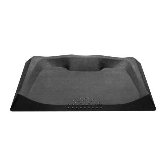 Portable Anti-Fatigue Standing Mat with Massage Point and Diverse Terrain for Office and Home-Black - Set Shop and Smile