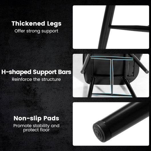 Set of 2 Modern Dining Chairs with Backrest - Set Shop and Smile