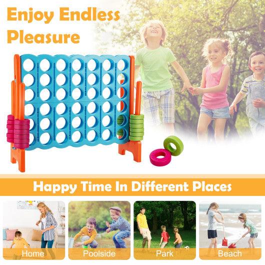 4 in A Row 4-to-Score Giant Jumbo Game Set for Family Party Holiday at Set Shop and Smile