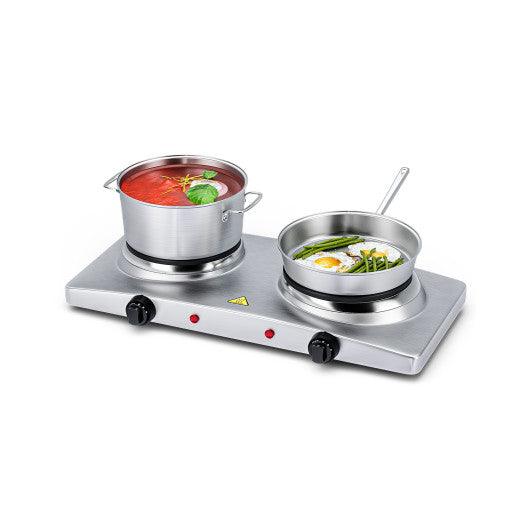 1800W Double Hot Plate Electric Countertop Burner at Set Shop and Smile