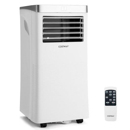 10000BTU 3-in-1 Portable Air Conditioner with Remote Control-White at Set Shop and Smile