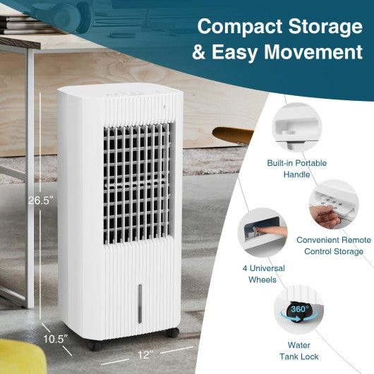 3-in-1 Evaporative Air Cooler with 3 Modes-White at Set Shop and Smile