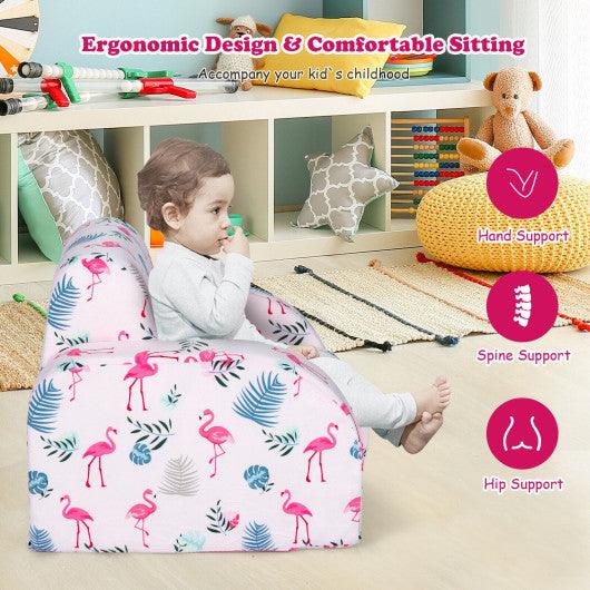 3-in-1 Convertible Kid Sofa Bed Flip-Out Chair Lounger for Toddler-Pink at Set Shop and Smile