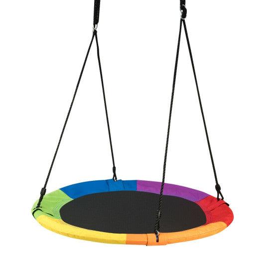 40 Inch Flying Saucer Tree Swing Outdoor Play for Kids at Set Shop and Smile