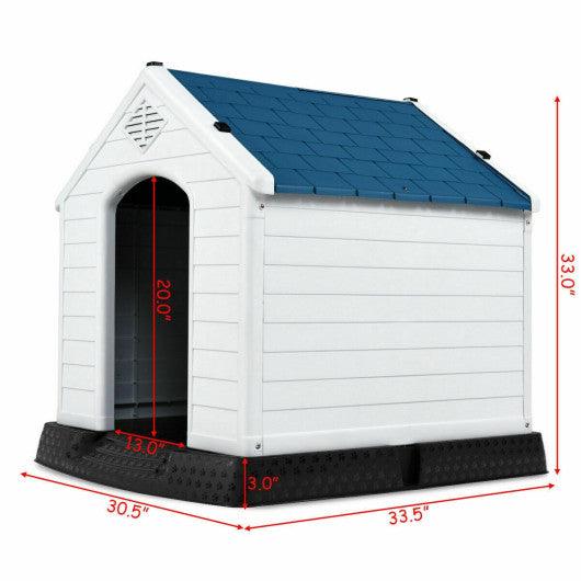 Plastic Waterproof Ventilate Pet Puppy House at Set Shop and Smile