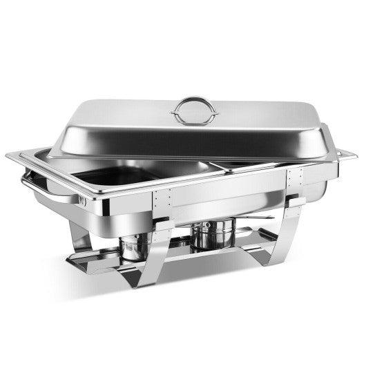 2 Packs Stainless Steel Full-Size Chafing Dish at Set Shop and Smile