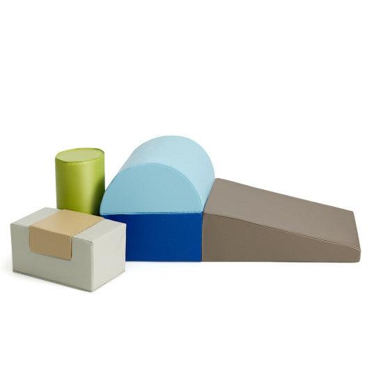 6 Piece Climb Crawl Play Set Indoor Baby Toddler-Gray at Set Shop and Smile