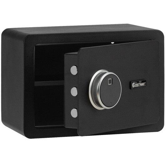 2-Layer Security Safe Deposit Box with Inner LED Light at Set Shop and Smile