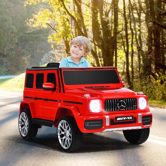 12V Mercedes-Benz G63 Licensed Kids Ride On Car with Remote Control-Red at Set Shop and Smile