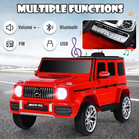 12V Mercedes-Benz G63 Licensed Kids Ride On Car with Remote Control-Red at Set Shop and Smile