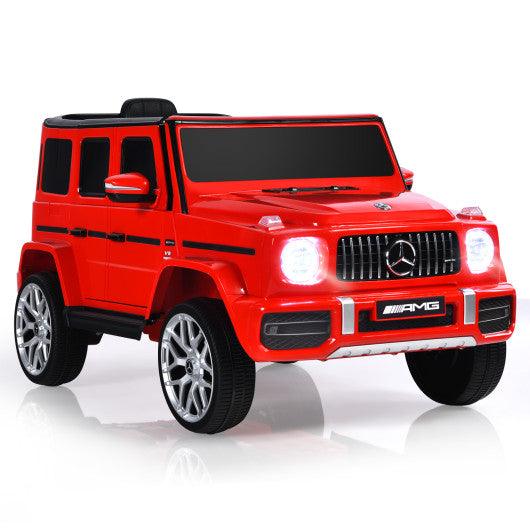 12V Mercedes-Benz G63 Licensed Kids Ride On Car with Remote Control-Red at Set Shop and Smile