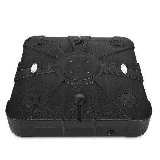 260 lbs Offset Patio Umbrella Base with Wheels Sand Water Filled at Set Shop and Smile