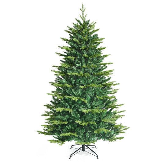 Pre-lit Artificial Hinged Christmas Tree with APP Controlled LED Lights-6 ft at Set Shop and Smile