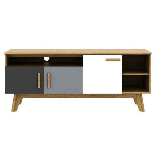 65 Inch TV Stand with 3 Storage Cabinets and 3 Open Shelves for Living Room at Set Shop and Smile