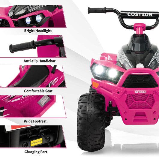 12V Kids Ride On ATV with High/Low Speed and Comfortable Seat at Set Shop and Smile