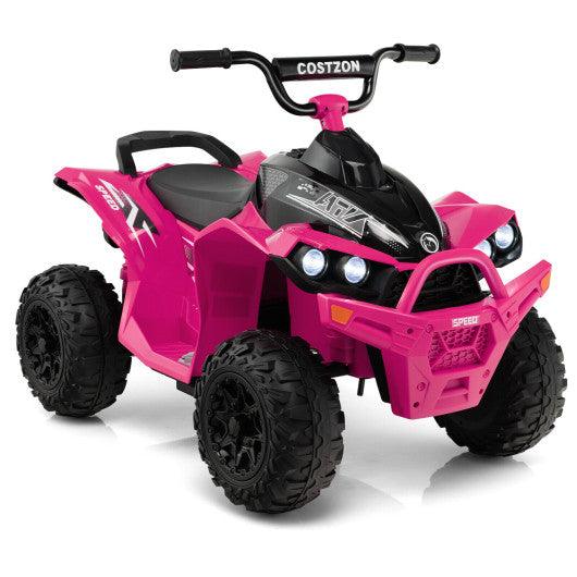 12V Kids Ride On ATV with High/Low Speed and Comfortable Seat at Set Shop and Smile