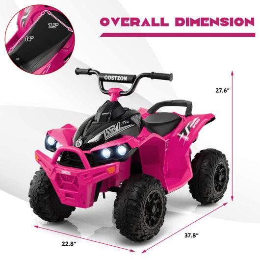 12V Kids Ride On ATV with High/Low Speed and Comfortable Seat at Set Shop and Smile