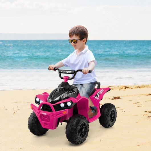 12V Kids Ride On ATV with High/Low Speed and Comfortable Seat at Set Shop and Smile