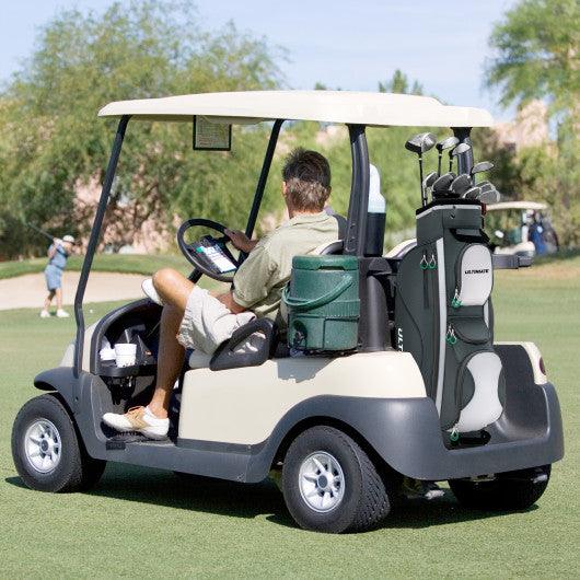 14 Dividers Golf Cart Bag with 7 Zippered Pocket at Set Shop and Smile