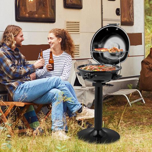 1600W Electric BBQ Grill with Removable Non-Stick Warming Rack at Set Shop and Smile