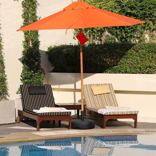 18 Inch Fillable Heavy-Duty Round Umbrella Base Stand at Set Shop and Smile