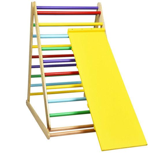 Foldable Wooden Climbing Triangle Indoor Home Climber Ladder at Set Shop and Smile