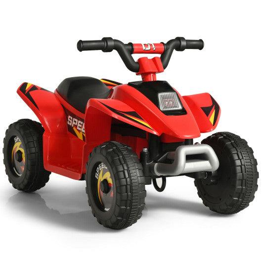 6V Kids Electric ATV 4 Wheels Ride-On Toy -Red at Set Shop and Smile