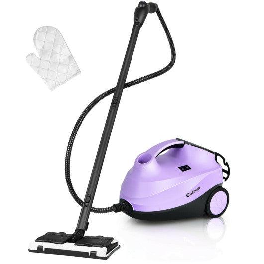 2000W Heavy Duty Multi-purpose Steam Cleaner Mop with Detachable Handheld Unit-Purple at Set Shop and Smile