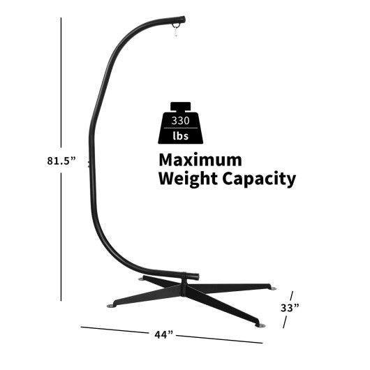Solid Steel C Hammock Frame Stand at Set Shop and Smile