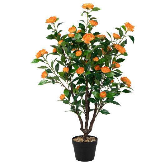 3.3 Feet Artificial Camellia Tree for Indoor and Outdoor at Set Shop and Smile