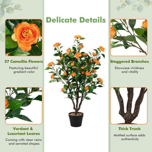3.3 Feet Artificial Camellia Tree for Indoor and Outdoor at Set Shop and Smile