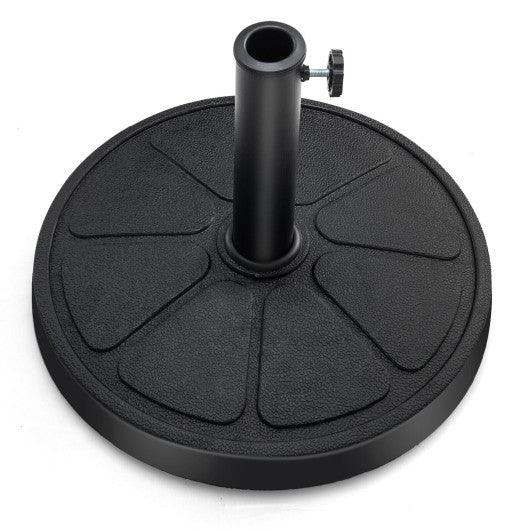 31LBS 18 Inch Round Outdoor Umbrella Base at Set Shop and Smile