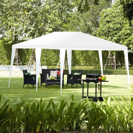 10 x 20 Feet 6 Sidewalls Canopy Tent with Carry Bag-White at Set Shop and Smile