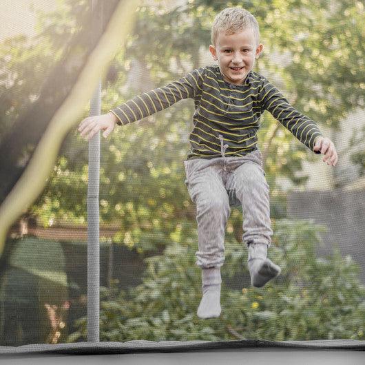 14Ft Replacement Weather-Resistant Trampoline Safety Enclosure Net at Set Shop and Smile