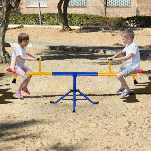 360°Rotation Kids Seesaw Swivel Teeter Totter Playground Equipment at Set Shop and Smile