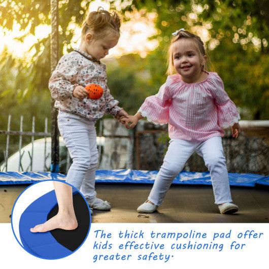 10 Feet Universal Spring Cover Trampoline Replacement Safety Pad-Blue at Set Shop and Smile