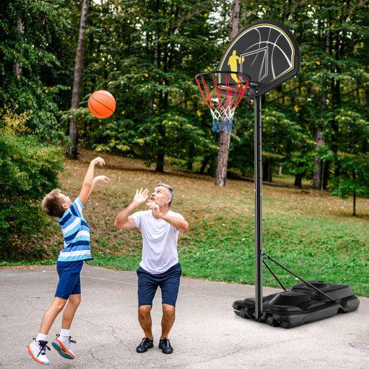 4.25-10 Feet Portable Adjustable Basketball Goal Hoop System at Set Shop and Smile
